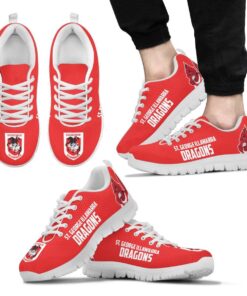 St George Illawarra Dragons Running Shoes Red 3