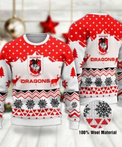 St. George Illawarra Dragons Ugly Christmas Sweater Best For Fans