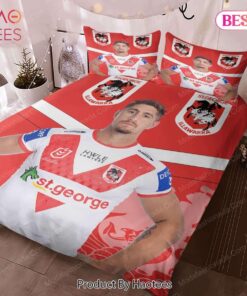 St George Illawarra Dragons Zac Lomax Doona Cover 4