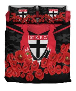 St Kilda Saints Anzac Day Indigenous Doona Cover 3