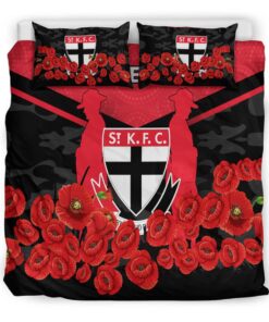 St Kilda Saints Anzac Day Indigenous Doona Cover 4