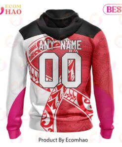 St Kilda Saints Custom Name Number Fight Cancer Zip Up Hoodie Best Gift For Fans 2