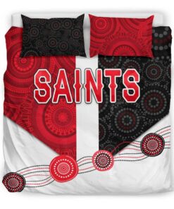 St Kilda Saints Indigenous Bedding Set 4