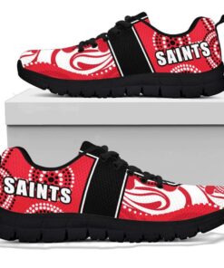 St Kilda Saints Indigenous Red Running Shoes Gift For Fans