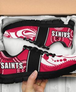 St Kilda Saints Indigenous Red Running Shoes Gift For Fans 5