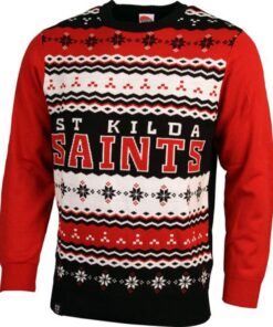 St Kilda Saints Red Ugly Christmas Sweater For Fans