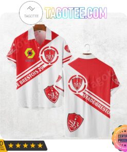 Stade Brestois 29 Ligue 1 White Red Hawaiian Shirt Best Gift Ideas