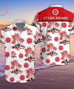 Stade De Reims Coconut Islands Vintage Hawaiian Shirt Best Outfit For Fans