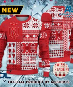 Stade De Reims Ugly Christmas Sweater Best Gift For Fans