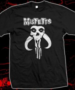 Star Wars Misfits Tribute Band Misfetts Skull T-shirt Best Fans Gifts