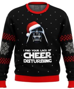 Star Wars Series Vader Lack Of Cheer Disturbing Ugly Xmas Sweater Christmas Gifts For Fans