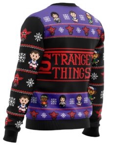 Stranger Things Funny Alphabet Ugly Christmas Sweater Best Gift For Fans 3