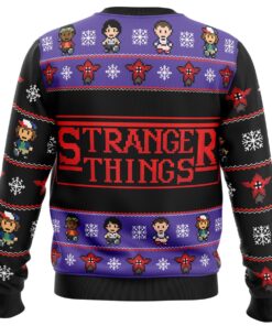 Stranger Things Funny Alphabet Ugly Christmas Sweater Best Gift For Fans 4