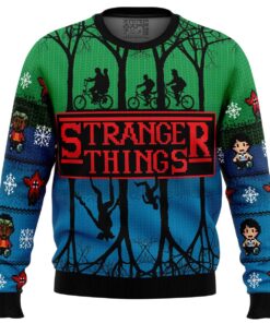 Stranger Things Who You Gonna Call Black Xmas Sweater Funny Gift For Fans