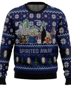 Studio Ghibli Spirited Away Squad Mens Ugly Christmas Sweater