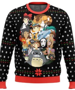 Studio Ghibli Xmas Main Miyazaki Christmas Sweater