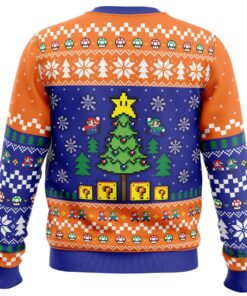 Super Bros Christmas Super Mario Bros Pixel Art Style Ugly Christmas Sweater Gift For Men Women