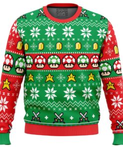 Mario Kart Plus Size Ugly Christmas Sweater