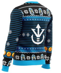 Super Saiyan Blue Vegeta Christmas Style Ugly Xmas Sweater Best Gift Ideas For Fans 3