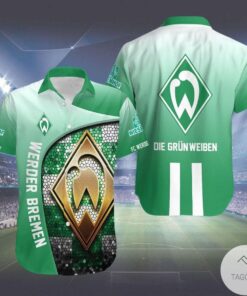 Sv Werder Bremen Football Team Logo Limited Design Hawaiian Shirt For Men Women