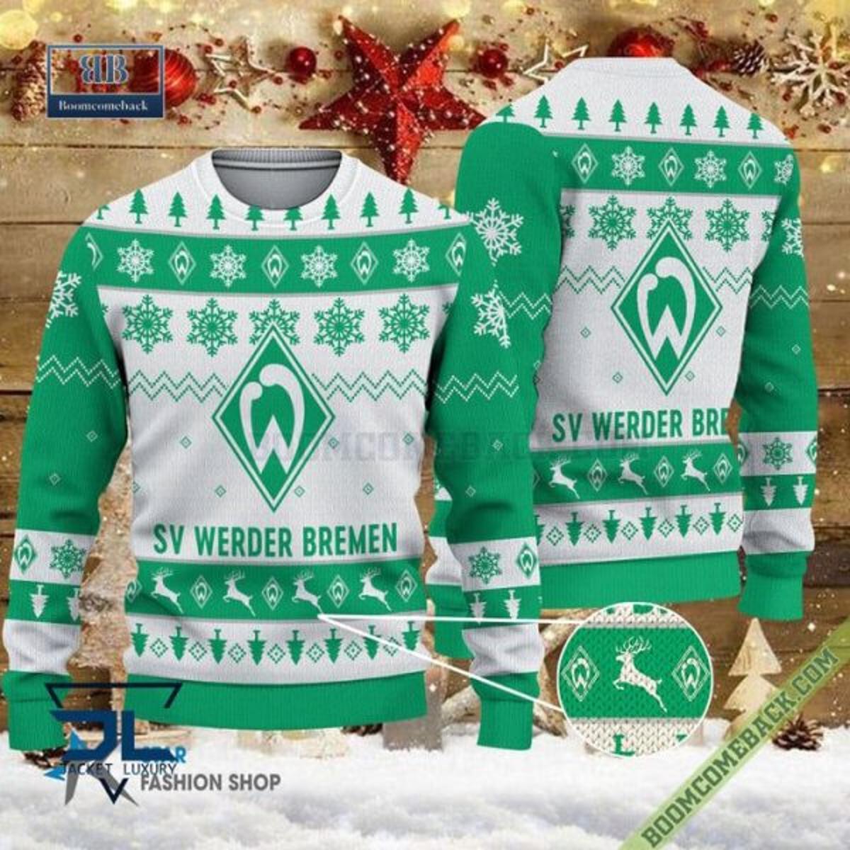 Sv Werder Bremen Ugly Christmas Sweater For Fans