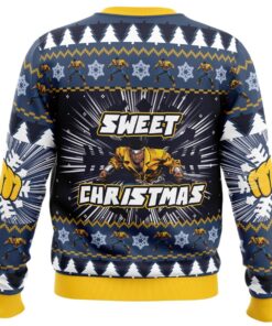 Sweet Christmas Luke Cage Marvel Womens Ugly Christmas Sweater