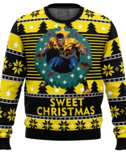 Sweet Christmas Luke Cage Ugly Xmas Sweater Best Gift For Marvel Fans 1