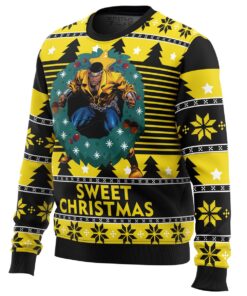 Sweet Christmas Luke Cage Ugly Xmas Sweater Best Gift For Marvel Fans