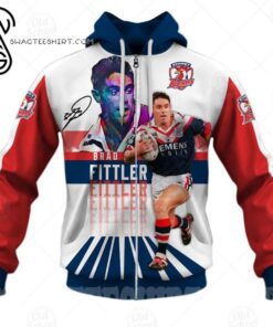 Sydney Roosters Brad Fittler Zip Hoodie