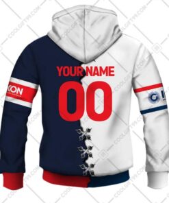 Sydney Roosters Custom Name Number Mix Jersey Zip Hoodie Gift