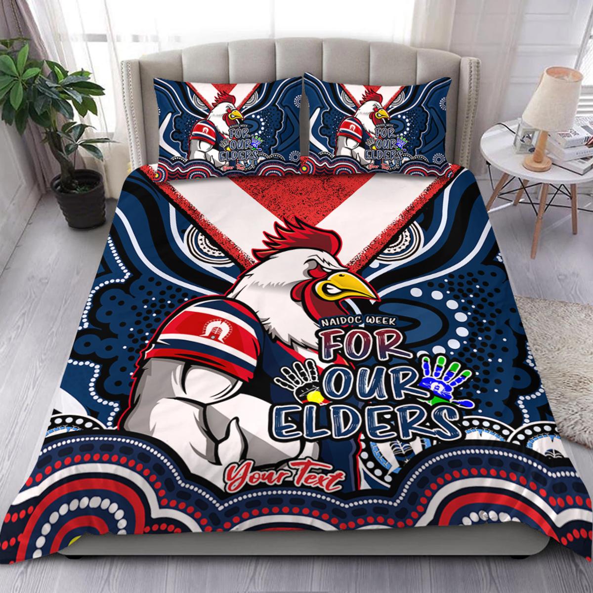 Sydney Roosters Naidoc Week For Our Elsers Doona Cover