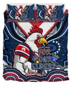 Sydney Roosters Custom Text For Our Elsers Doona Cover 3