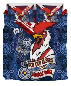 Sydney Roosters Naidoc Week For Our Elsers Doona Cover