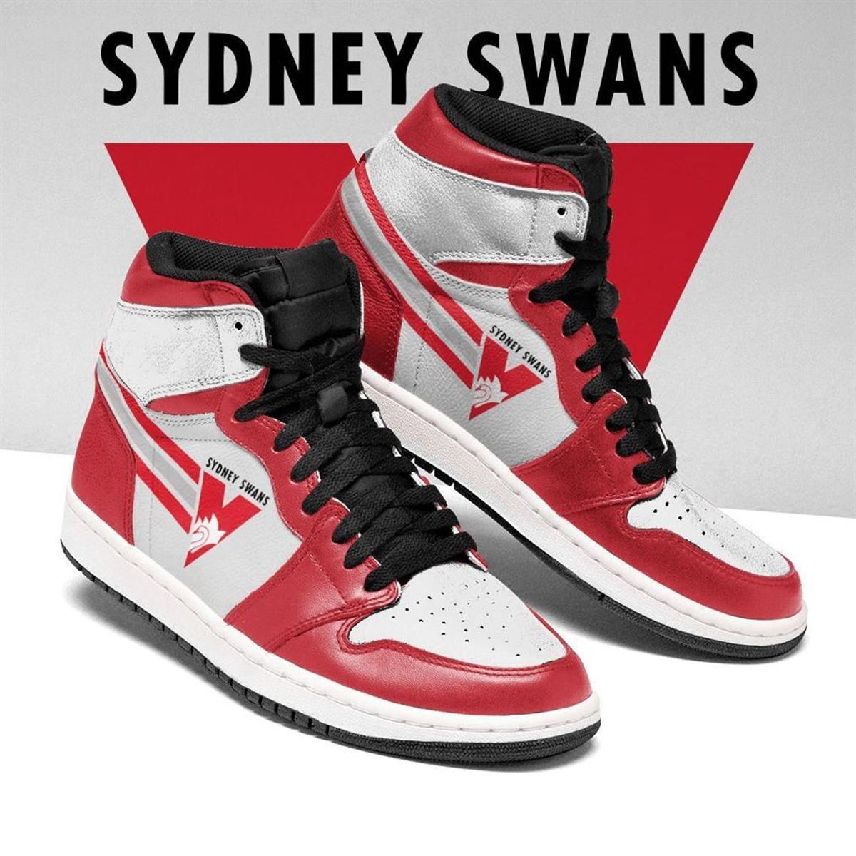 Adelaide Crows Air Jordan 1 High Sneakers For Fans