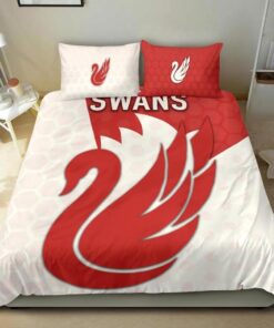 Sydney Swans Red White Doona Cover 4