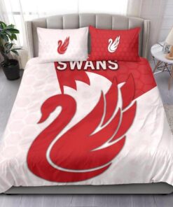 Sydney Swans Red White Doona Cover 6