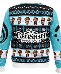 Tartaglia Childe Genshin Impact Christmas Sweater Women