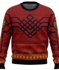 Captain America Symbol Xmas Style Ugly Christmas Sweater Gift For Marvel Fans