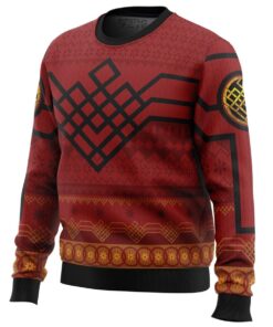 Ten Golden Rings Shang-chi Marvel Christmas Sweater Men