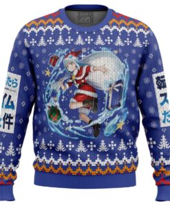 That Time I Got Reincarnated As A Slime Santa Rimuru Christmas Sweater Best Ugly Xmas Sweater Gift For Fans