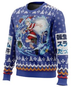 That Time I Got Reincarnated As A Slime Santa Rimuru Christmas Sweater Best Ugly Xmas Sweater Gift For Fans