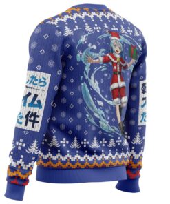 That Time I Got Reincarnated As A Slime Santa Rimuru Christmas Sweater Best Ugly Xmas Sweater Gift For Fans 3