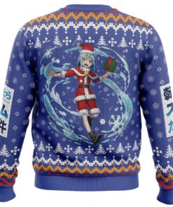 That Time I Got Reincarnated As A Slime Santa Rimuru Christmas Sweater Best Ugly Xmas Sweater Gift For Fans 4