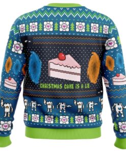 The Christmas Cake Is A Lie Portal 2 Best Ugly Christmas Sweaters 2