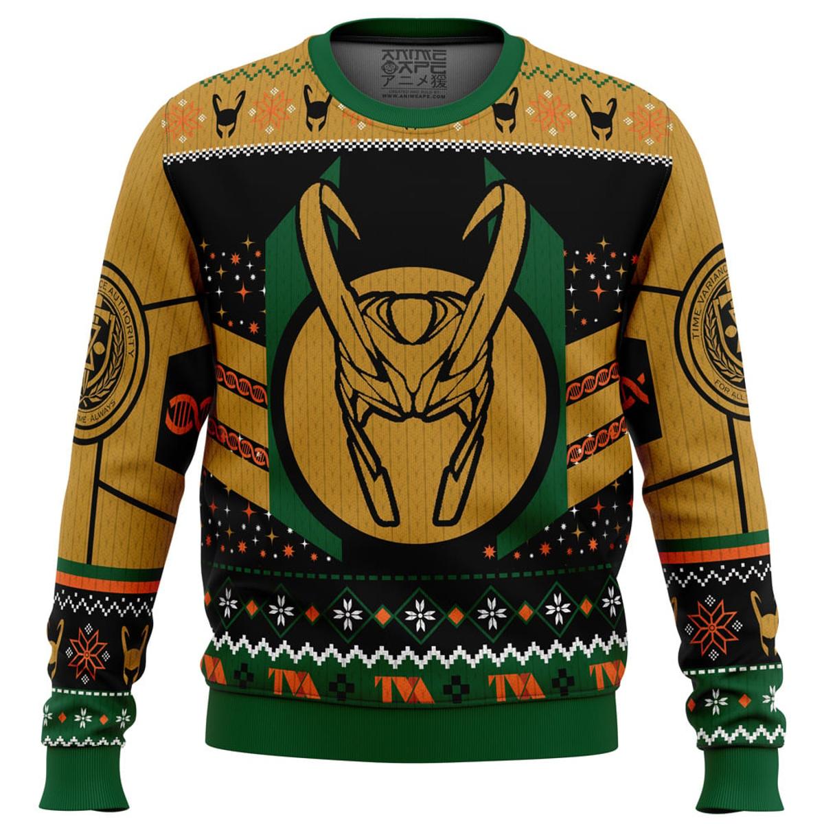 The Christmas Variant Loki Ugly Christmas Sweater Best Xmas Gifts