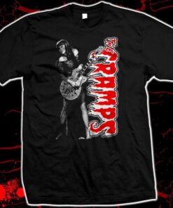 The Cramps Member Poison Ivy Red Text Unisex T-shirt Best Gift For Rock Music Fans