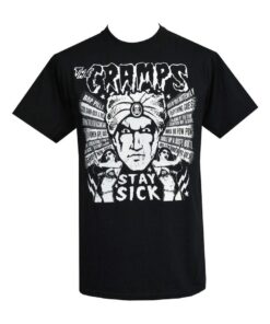 The Cramps Stay Sick Poster T-shirt Fans Gifts Psychobilly Album