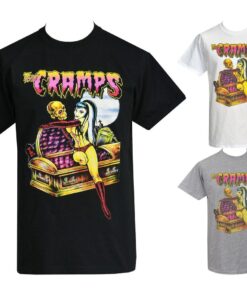 The Cramps Zombie Coffin Unisex T-shirt Fans Gifts Psychobilly Music