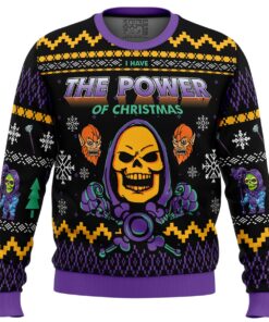 The Evil Power Of Christmas He-man Christmas Sweater Women