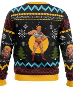 The Good Power Of Christmas He man Funny Ugly Xmas Sweater Gift For Masters Of The Universe Fans 2